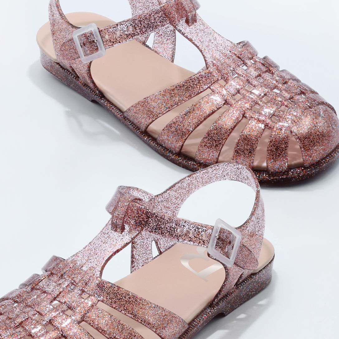 Berrybenka รองเท้าผู้หญิง รุ่น Sofia Molly Jelly Sandal รองเท้าแตะเจลลี่ รองเท้าสวมแฟชั่น (สี Pink)