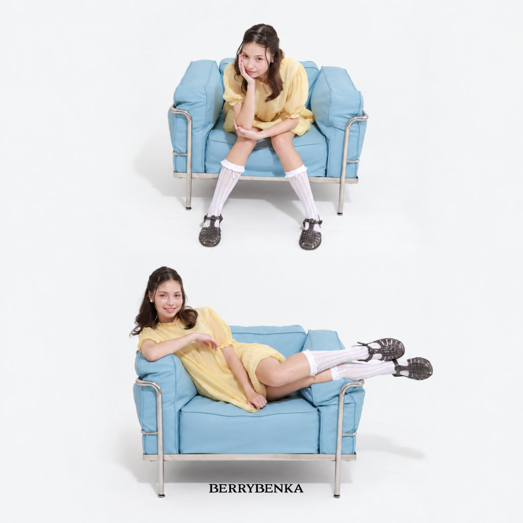 Berrybenka รองเท้าผู้หญิง รุ่น Sofia Molly Jelly Sandal รองเท้าแตะเจลลี่ รองเท้าสวมแฟชั่น (สี Black)