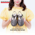 Berrybenka รองเท้าผู้หญิง รุ่น Sofia Molly Jelly Sandal รองเท้าแตะเจลลี่ รองเท้าสวมแฟชั่น (สี Black)