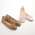 Berrybenka รองเท้าผู้หญิง รุ่น Sofia Marvie Embroidery Lace Flat รองเท้าตาข่าย ปักลาย ส้นแบนหัวมน มีให้เลือก 2 สี